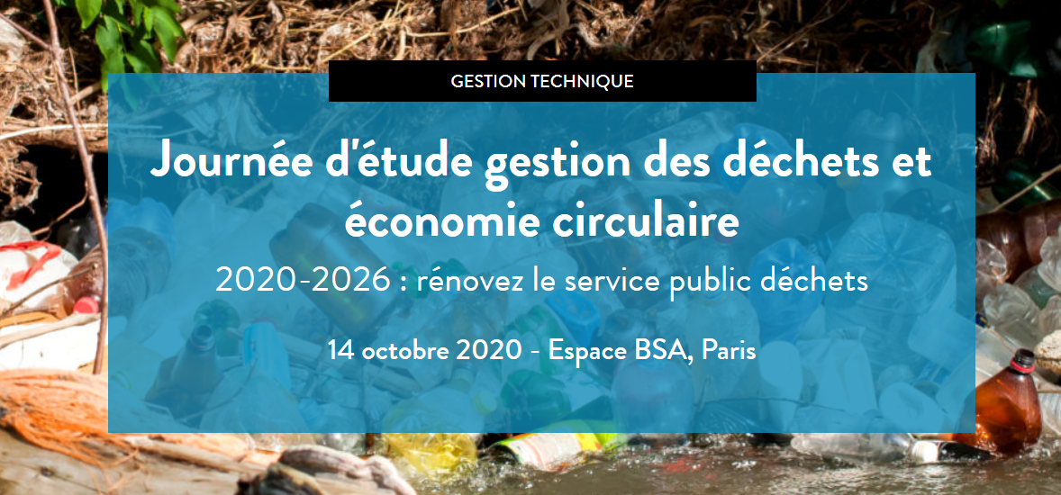 Journée d'étude gestion des déchets et économie circulaire