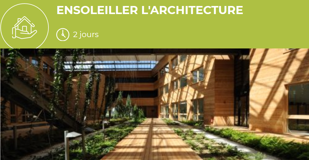 Formation  Ensoleiller l'architecture 