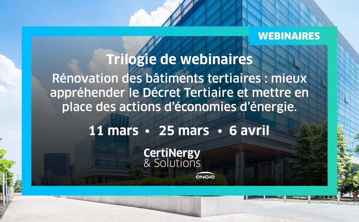 [Webinar] Mieux appréhender le Décret Tertiaire et mettre en place des actions concrètes d’économies d’énergie.